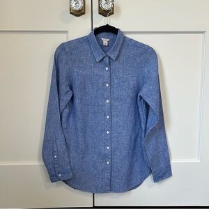 LL Bean Linen Shirt - XS
